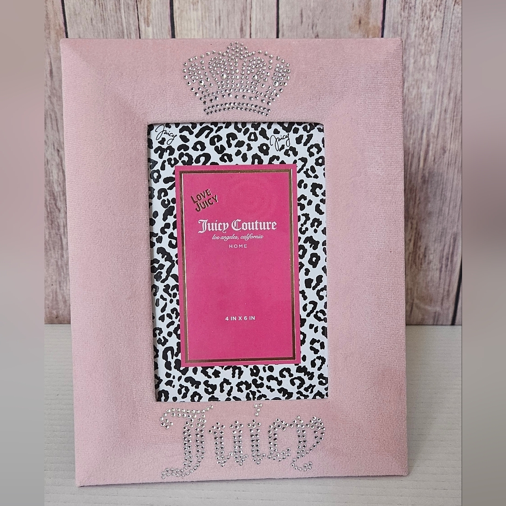 Juicy Couture Soft Pink & Silver Embellished Frame